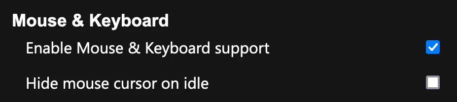 mouse and keyboard