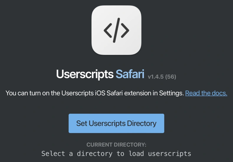 userscripts safari